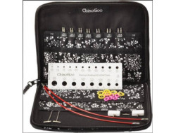 Trousse d'aiguilles à tricoter circulaire interchangeable  10 cm Twist Red Lace Chiaogoo