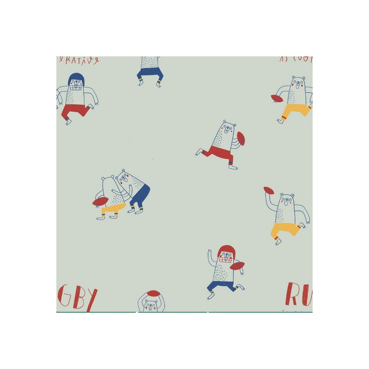 Tissu jersey - Rugby is cooperative Katia Fabrics  - 1