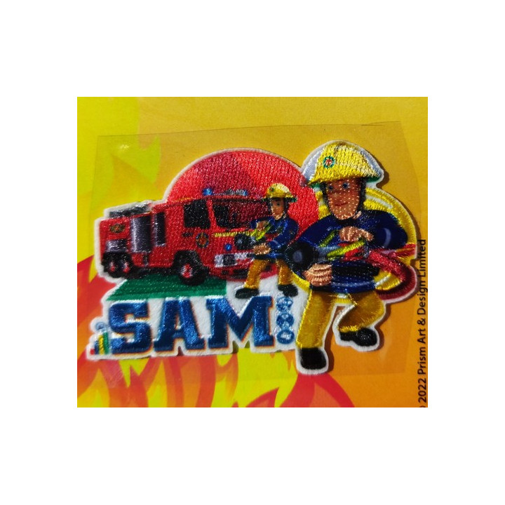 Écussons autocollants SAM FIREMAN  - 1