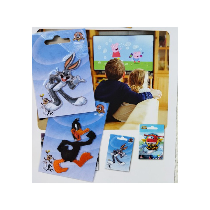 Écussons thermocollants dessins animés LOONEY TUNES  - 1