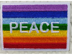 Écussons thermocollants Peace and love Mercerie Floriane