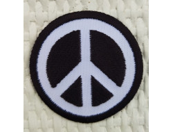 Écusson thermocollant Peace and love