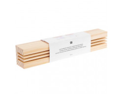 Support en bois pour anneaux métalliques et cartes postales