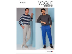 Patron de  pantalon jogging pour homme - Vogue 1854