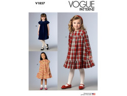 Patron robe enfant  - Vogue 1857