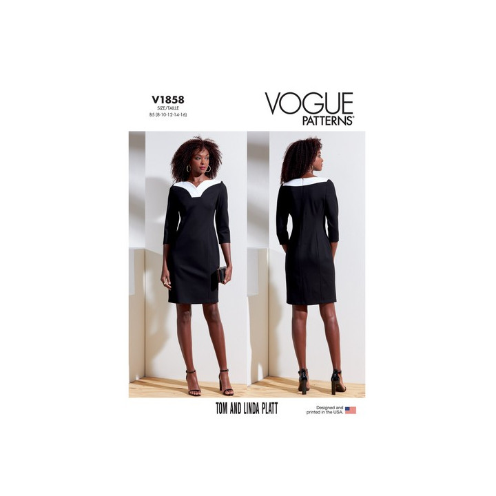Patron de robe - Vogue V1858