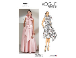 Patron de robe de soirée - Vogue 1861