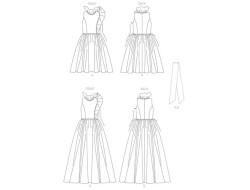 Patron de robe de soirée - Vogue 1861  - 3