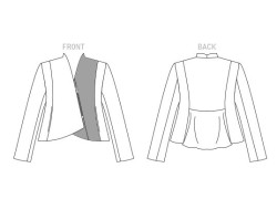 Patron de veste femme - Vogue V1865  - 3