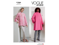 Patron de manteau femme - Vogue V1866