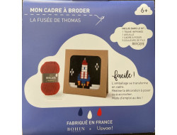 Kit à broder La fusée de Thomas