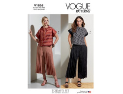 Patron de haut et pantalon - Vogue 1868