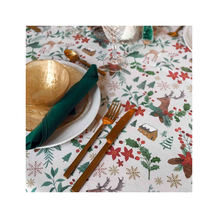 Tissu Xmas Canvas motifs NÖEL  - 2