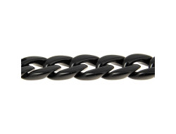 Chaîne plastique noire 20 mm