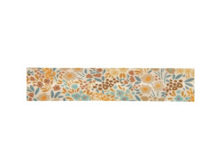 Biais fantaisie fleurs multico champêtre