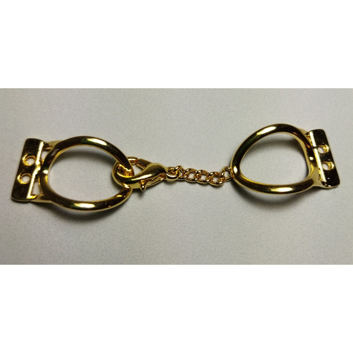Attache métal doré ou argenté  - 1