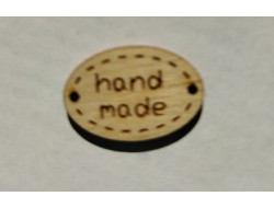 Bouton en bois naturel Hand Made