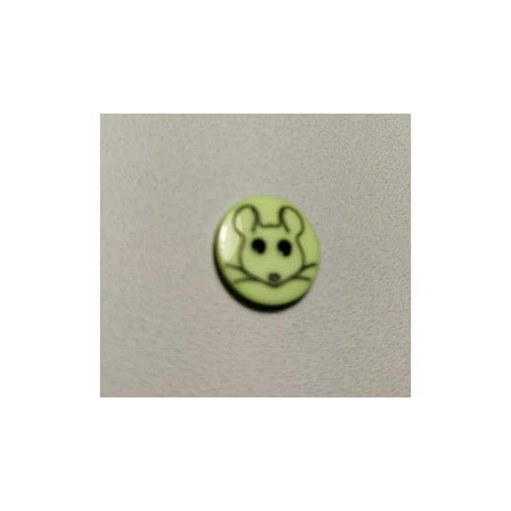 Bouton souris verte  - 1