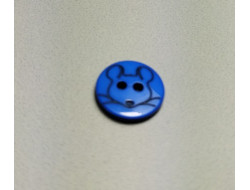 Bouton souris bleu