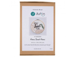 Kit broderie traditionnelle Home sweet home