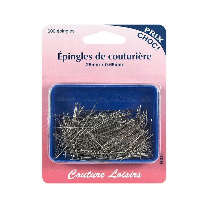 Épingles de couturière 28 mm x 0.65 mm  - 1