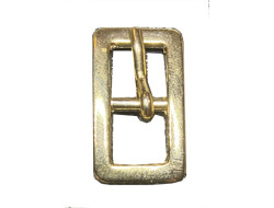 Boucle de ceinture métal doré 8 mm
