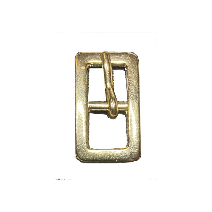 Boucle de ceinture métal doré 8 mm  - 1