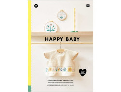 179 - Livre de Broderie Eponge Bébé Happy Baby, Collection RICO