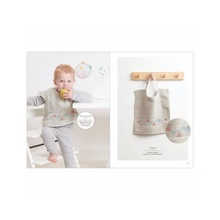 179 - Livre de Broderie Eponge Bébé Happy Baby, Collection RICO Rico Design - 6