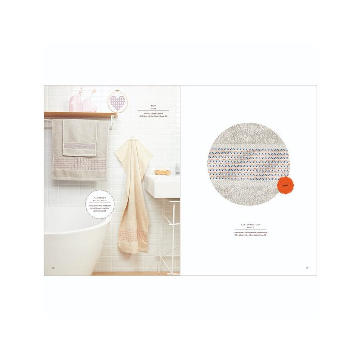 179 - Livre de Broderie Eponge Bébé Happy Baby, Collection RICO Rico Design - 9