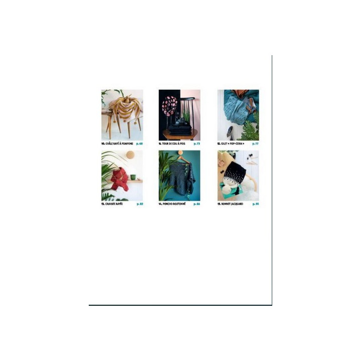 Livre Projets tricot avec 2 pelotes Anne Bermond  - 5