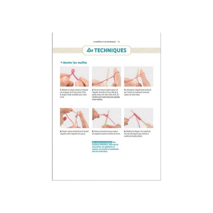 Livre Projets tricot avec 2 pelotes Anne Bermond  - 6