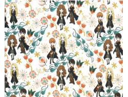 Tissu coton imprimé Harry Potter Katia