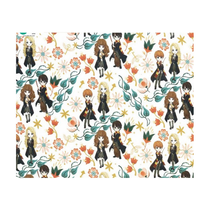 Tissu coton imprimé Harry Potter Katia  - 1