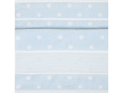 Serviette invité à pois ciel RICO