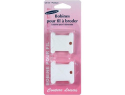 Cartonnettes en plastique pour fils à broder