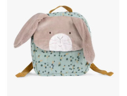 Sac à dos lapin sauge Trois petits lapins - Moulin Roty