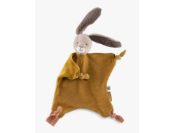 Doudou lapin ocre "Trois petits lapins" Moulin Roty