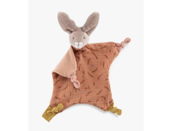Doudou lapin argile "Trois petits lapins" Moulin Roty