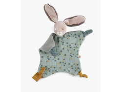 Doudou lapin sauge "Trois petits lapins" Moulin Roty