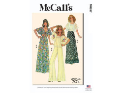 Patron Ensemble hauts, jupe et pantalon femme - Mc Call's M8257