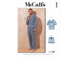 Patron pyjama pantalon ou short Homme McCall's M8262