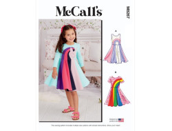 Patron  robes fillettes McCall's M8267