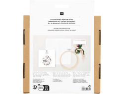 Kit Broderie Point de Croix Fleurs de cerisier, Rico Design