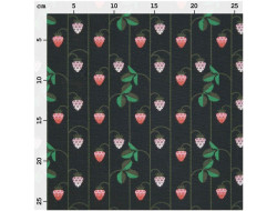Tissu canvas fraises Rico Design Rico Design - 2