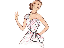 Patron robe vintage femme McCall's M8280  - 3