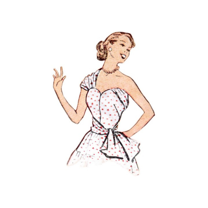 Patron robe vintage femme McCall's M8280  - 3