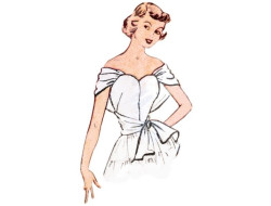 Patron robe vintage femme McCall's M8280  - 5