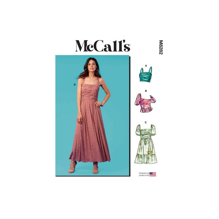 Patron hauts et robes  femme McCall's M8282