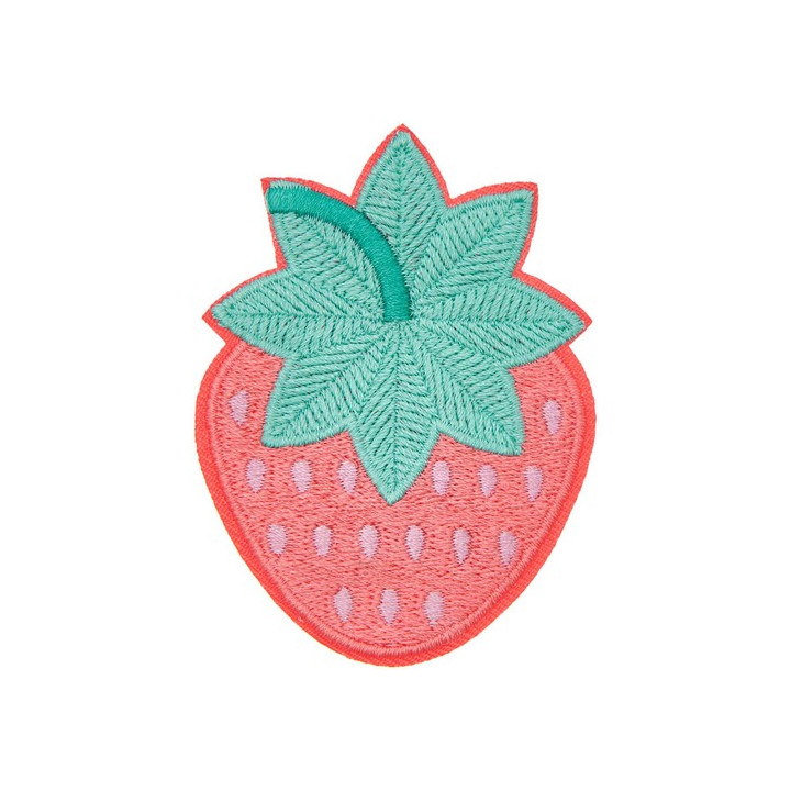 Écusson thermocollant fraise - Rico Design  - 1
